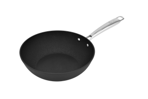 Wokpan 28 cm – Aluminium pan voor inductie en gas