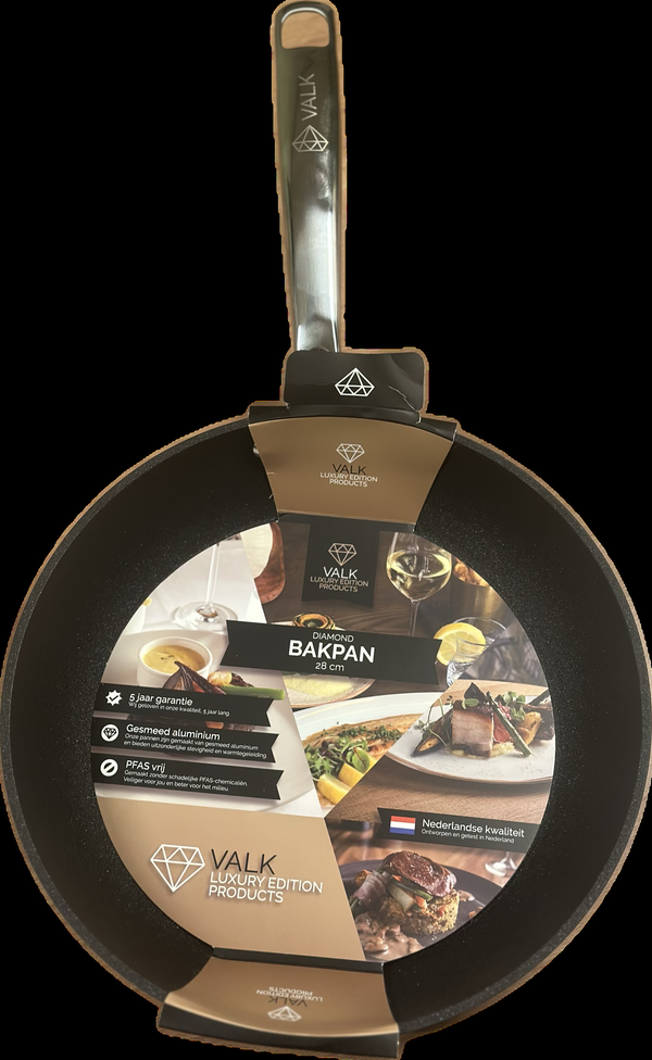 Koekenpan aluminium met antiaanbaklaag 24 en 28 cm – Inductie geschikt