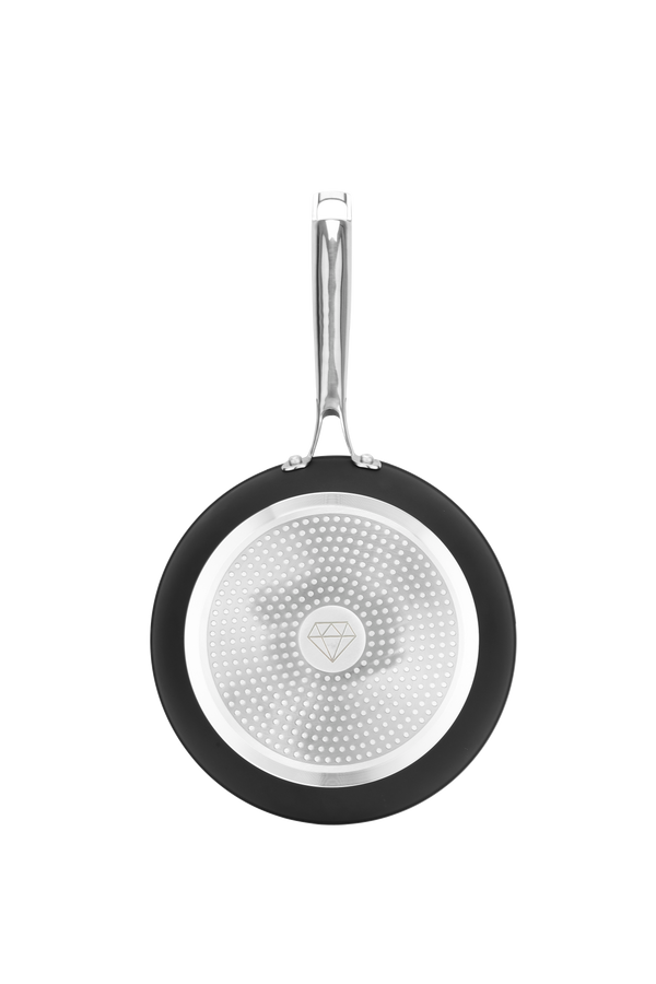 Koekenpan aluminium met antiaanbaklaag 24 en 28 cm – Inductie geschikt